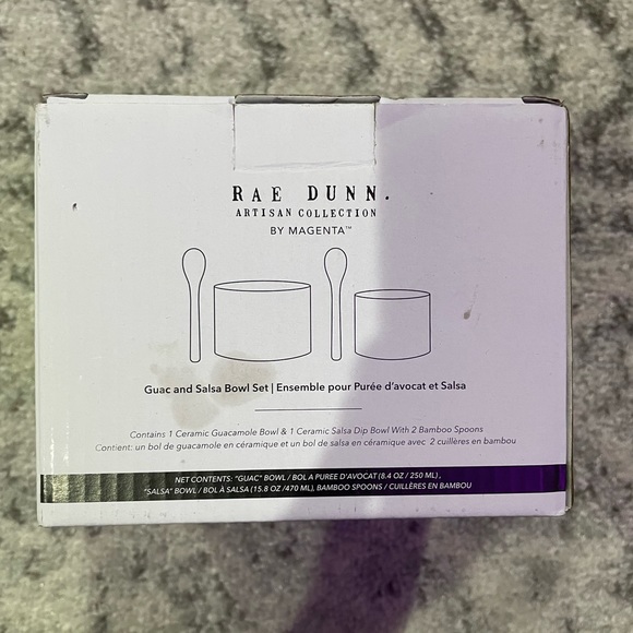 Rae Dunn Salsa and Guac Serving Bowl Set - Picture 7 of 7